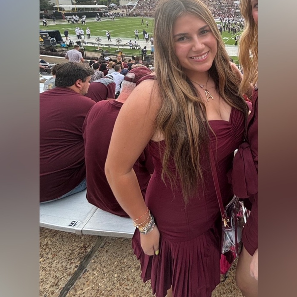 Maroon dress